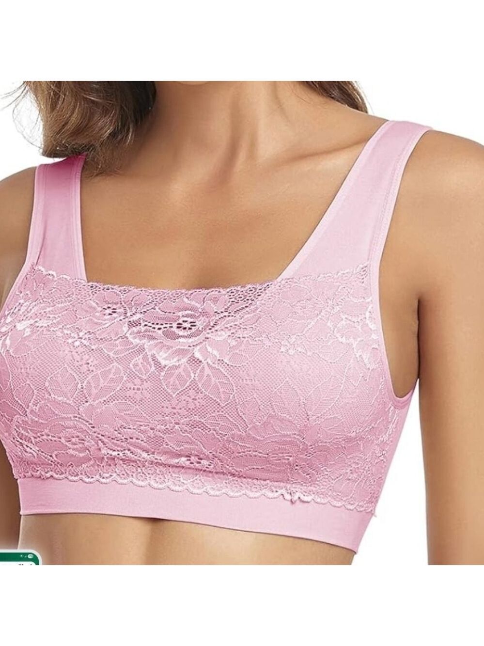 Litthing Sports  Lace Padded Seamless Bra NWT Size XXL